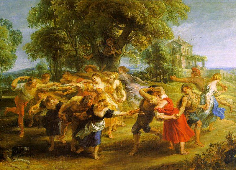 Peter Paul Rubens A Peasant Dance Germany oil painting art